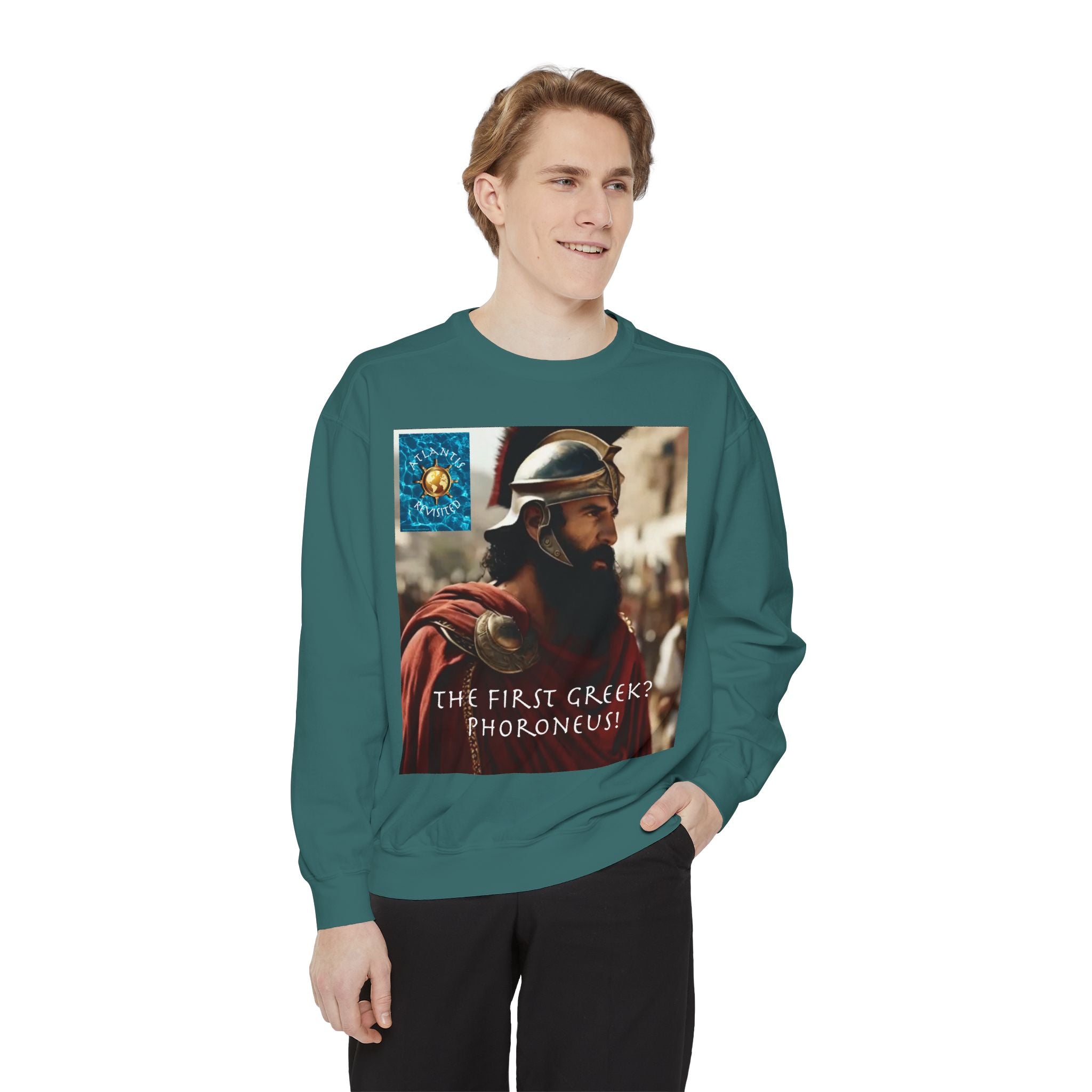 Unisex Garment-Dyed Sweatshirt -- Solon and Sonchis
