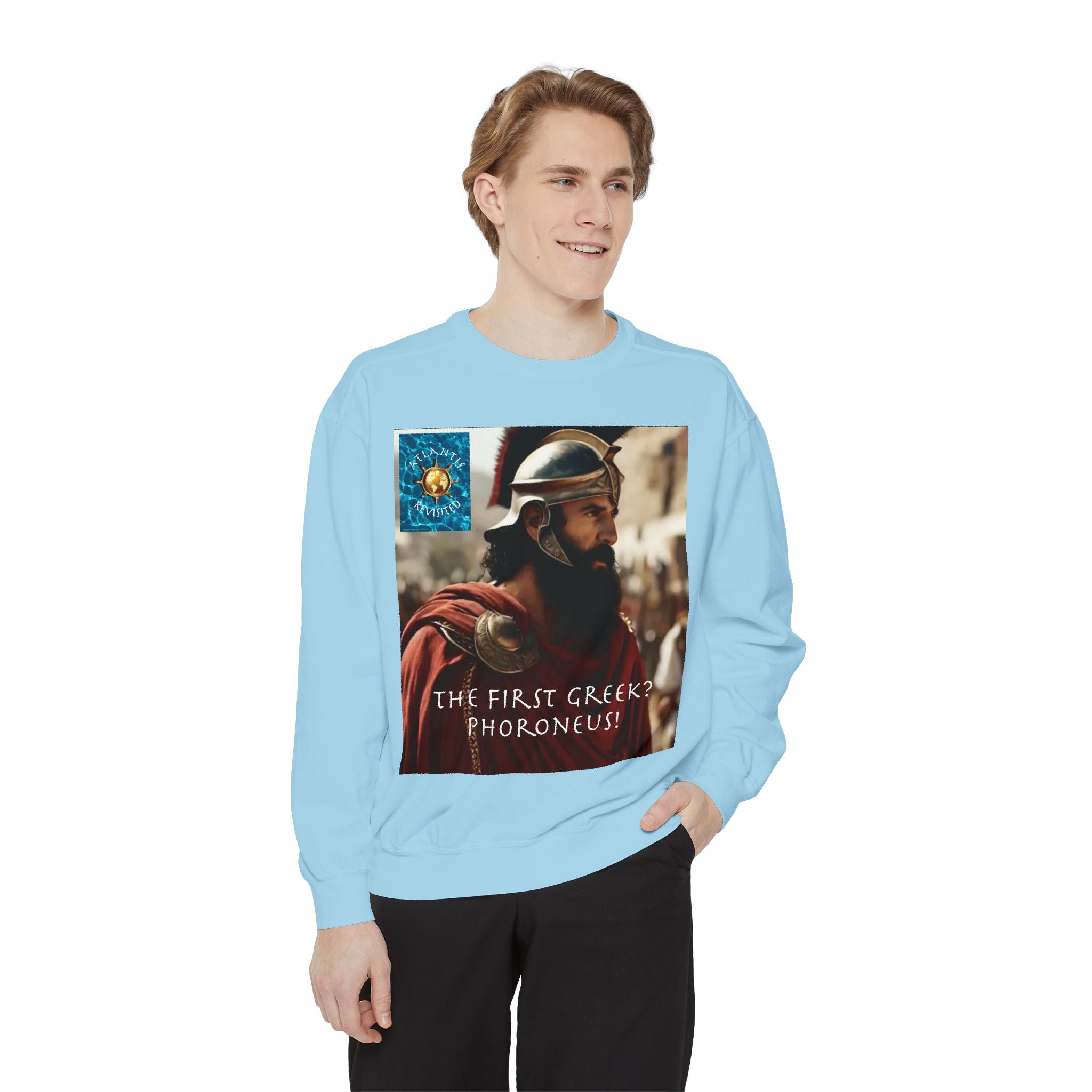 Unisex Garment-Dyed Sweatshirt -- Solon and Sonchis
