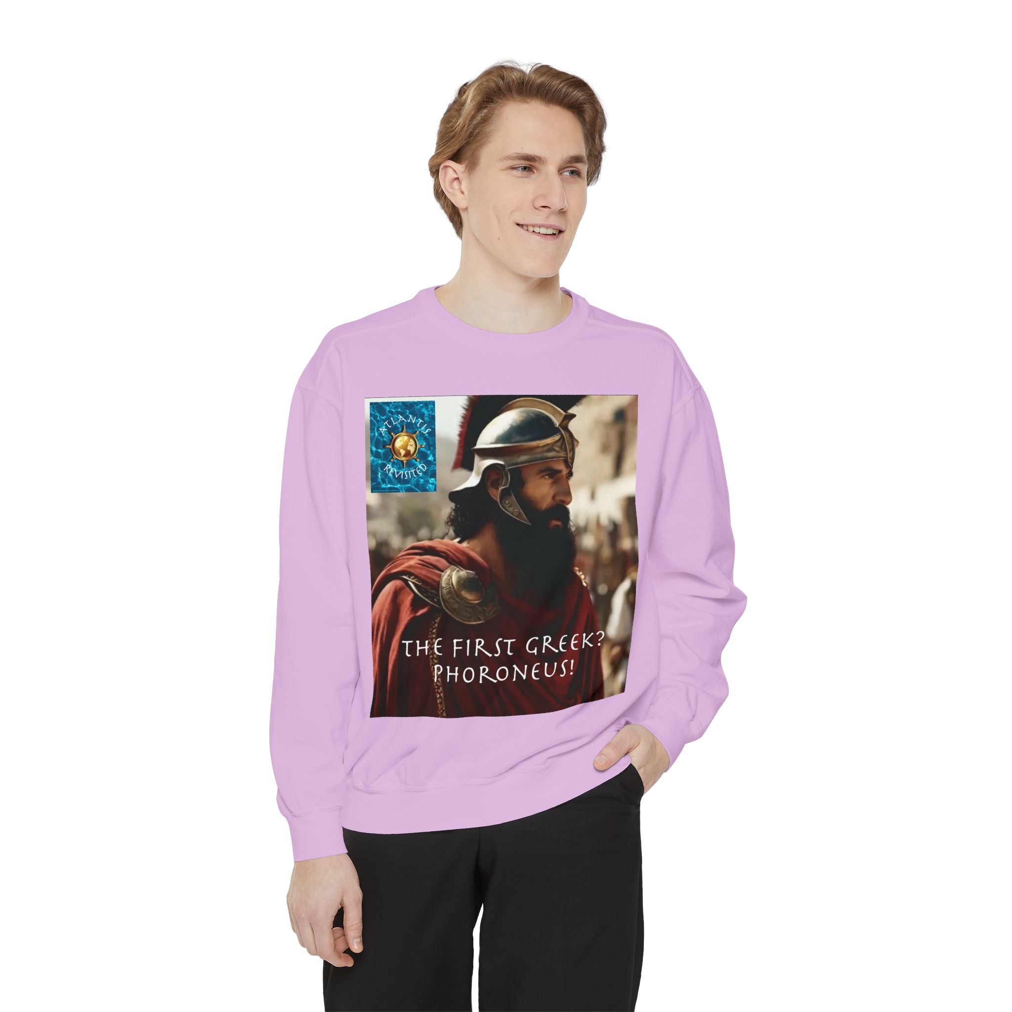 Unisex Garment-Dyed Sweatshirt -- Solon and Sonchis