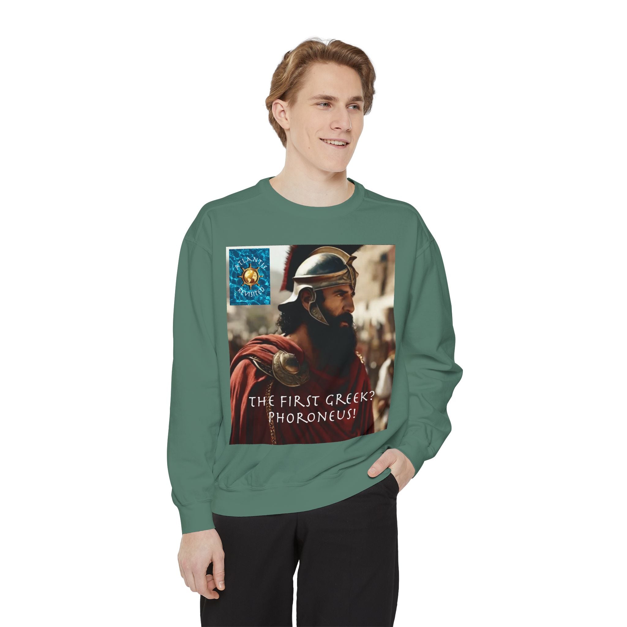 Unisex Garment-Dyed Sweatshirt -- Solon and Sonchis