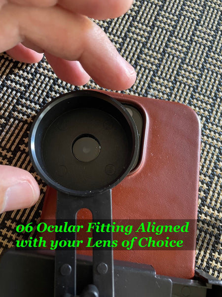 Six: Ocular fitting aligned with your lens of choice