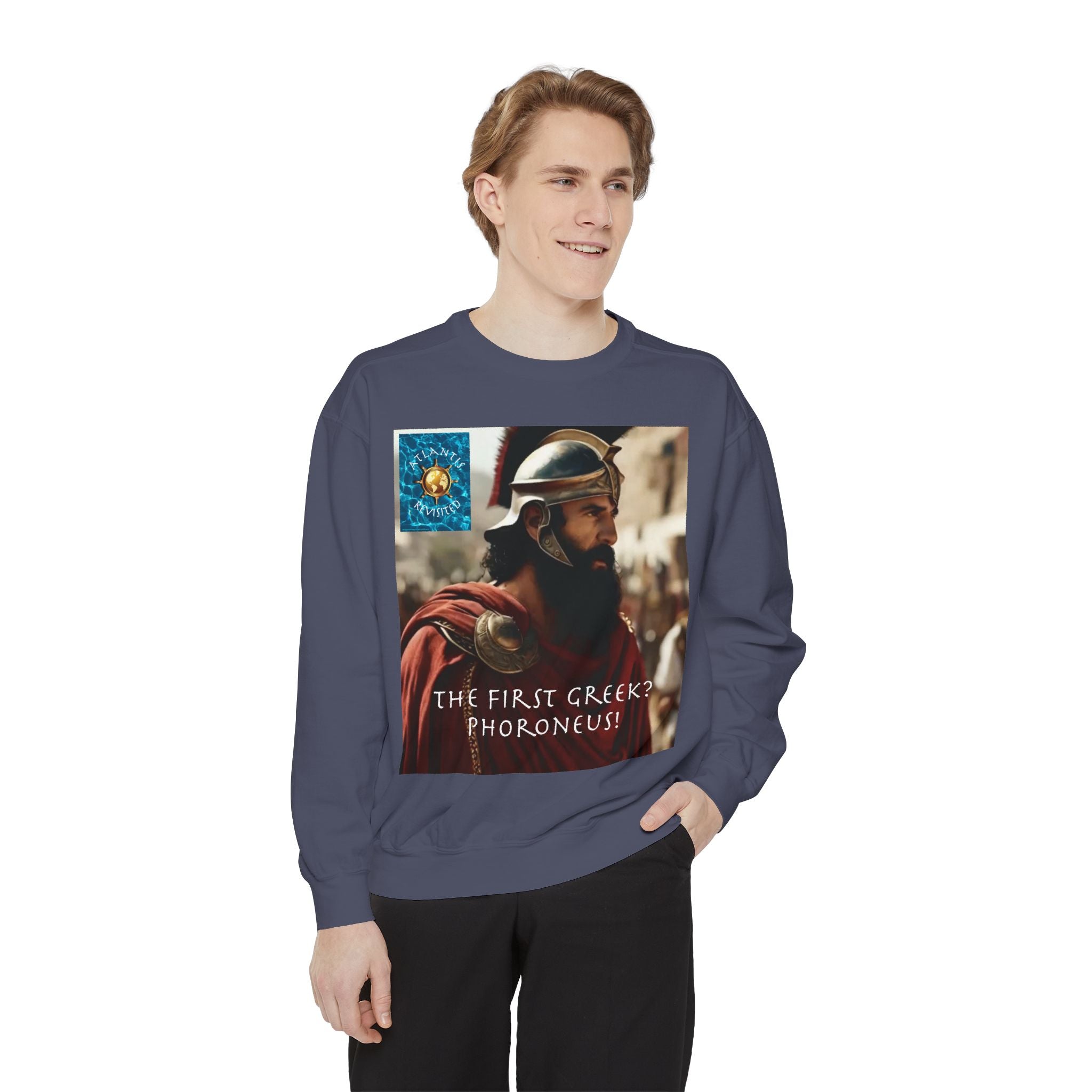Unisex Garment-Dyed Sweatshirt -- Solon and Sonchis