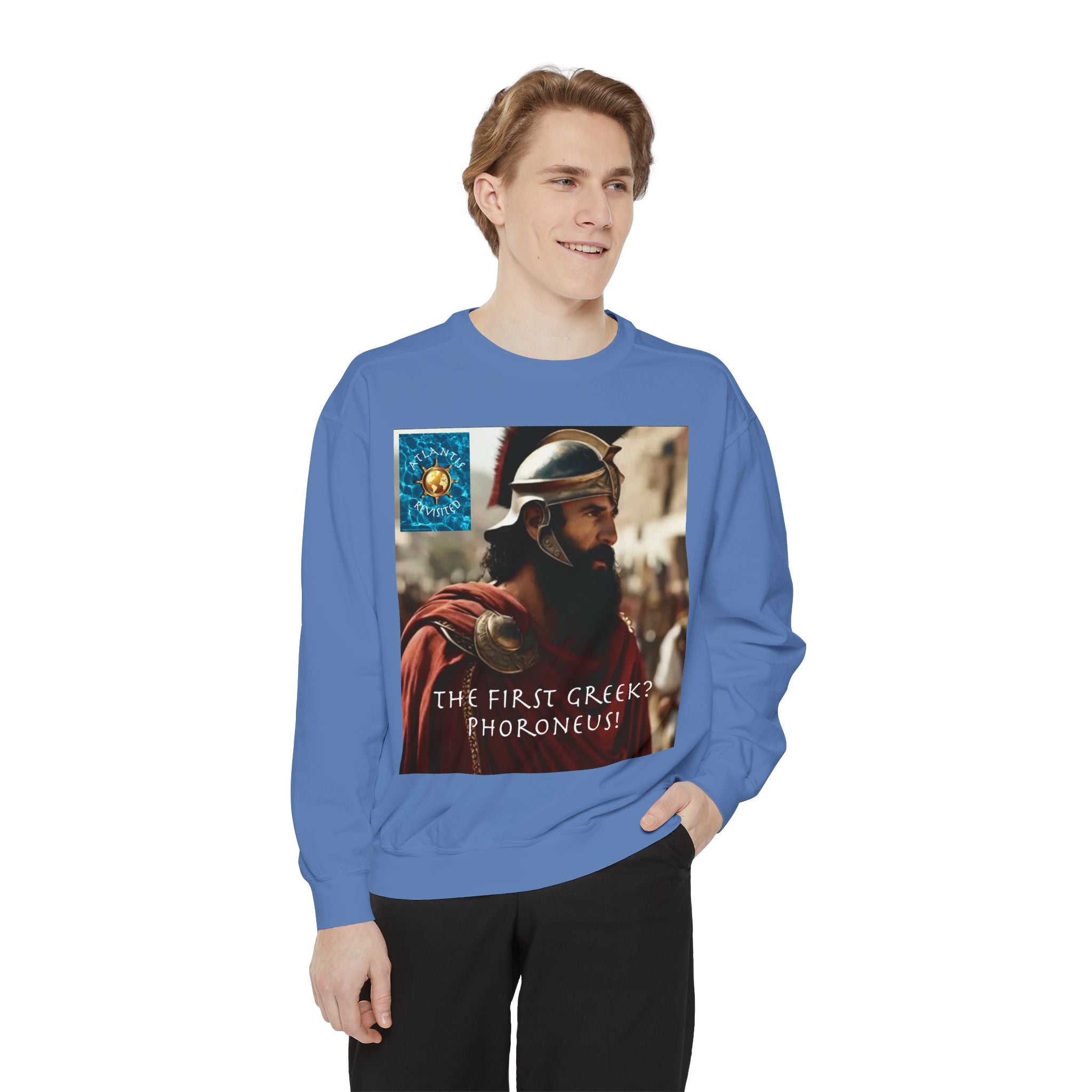 Unisex Garment-Dyed Sweatshirt -- Solon and Sonchis