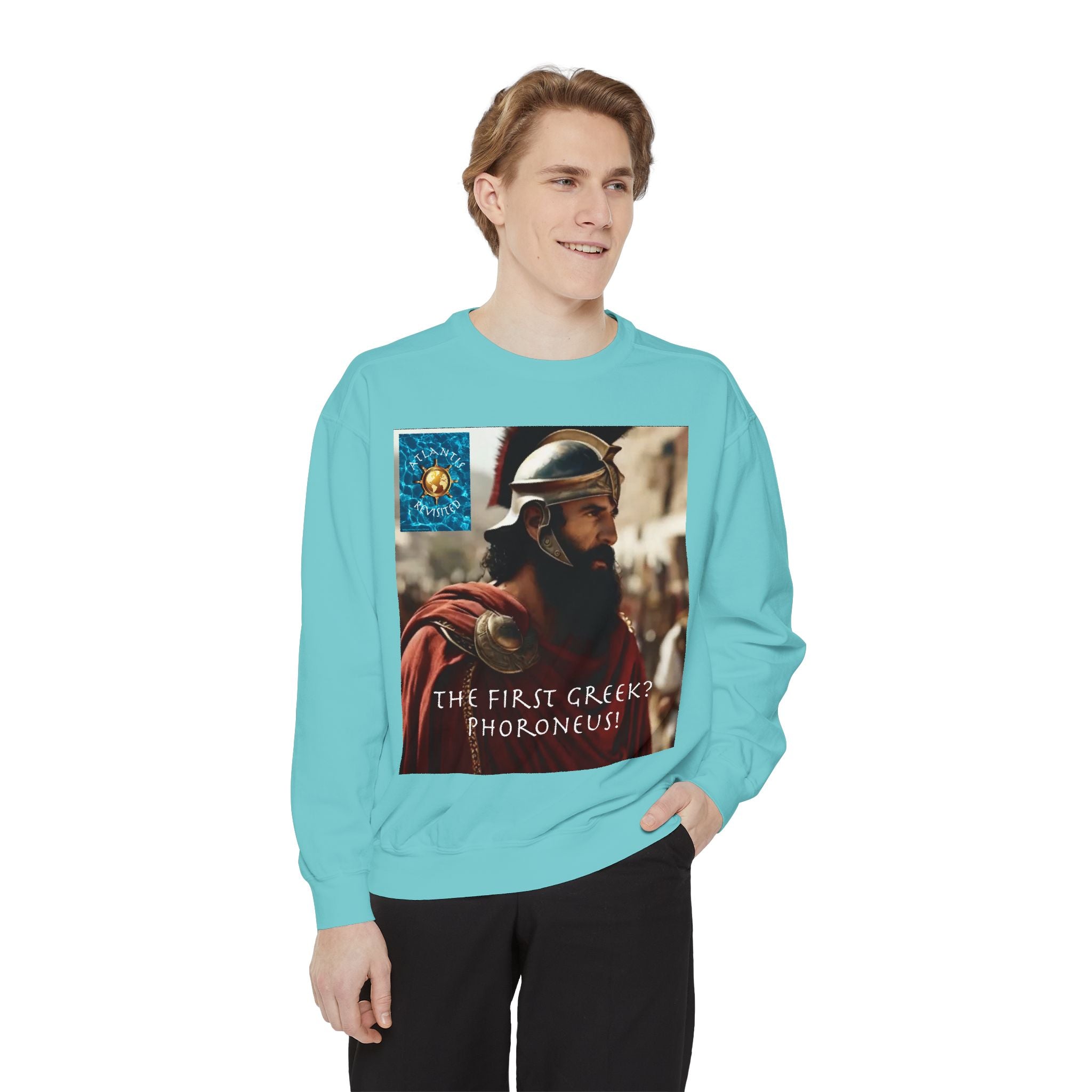 Unisex Garment-Dyed Sweatshirt -- Solon and Sonchis