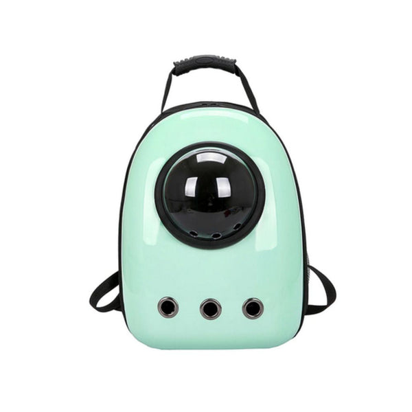 Pet Hardshell Traveling Backpack (green)