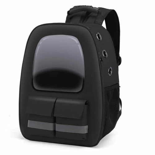 Pet Breathable Traveling Backpack (black)