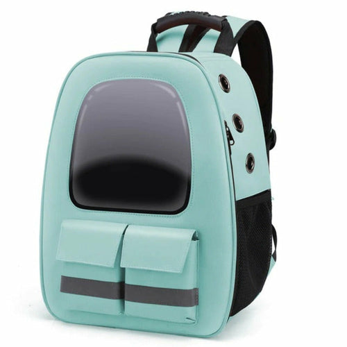 Pet Breathable Traveling Backpack (green)