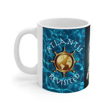 Ceramic Coffee Mug 11oz with Sublimation Print, outward face in right hand