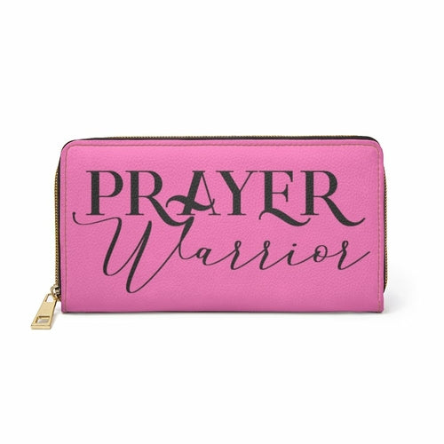 Pink & Black Prayer Warrior Graphic Purse