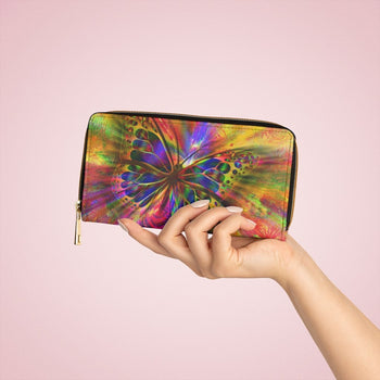 Multicolor Radiant Butterfly Style Purse