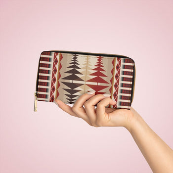 Brown & Beige Aztec Geometric Style Purse