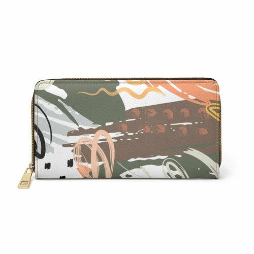 Green & Peace Multicolor Abstract Style Purse