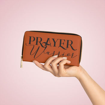 Rust & Black Prayer Warrior Graphic Purse