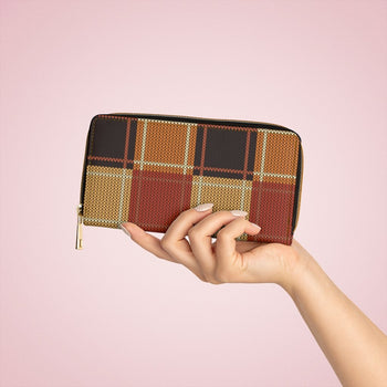 Brown Colorblock Style Purse