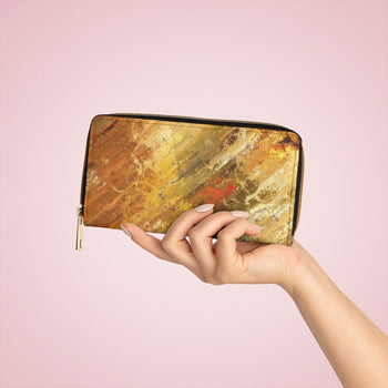 Multicolor Rust Marble Style Purse