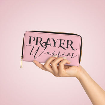 Light Pink & Black Prayer Warrior Graphic Purse