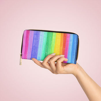 Rainbow Stripe Pastel Style Purse