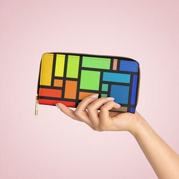 Multicolor Colorblock Style Purse