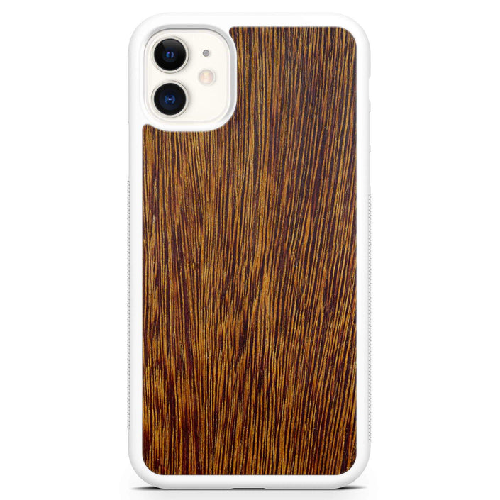 Organic Mobile Phone Case - Sucupira Wood (white edges)