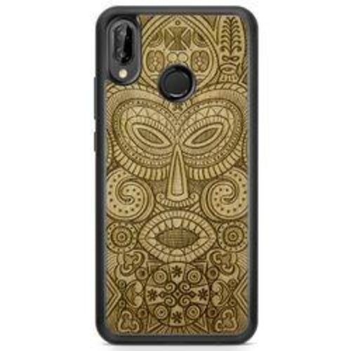 Organic Wood Phone Case - Tribal Mask - Tanganica