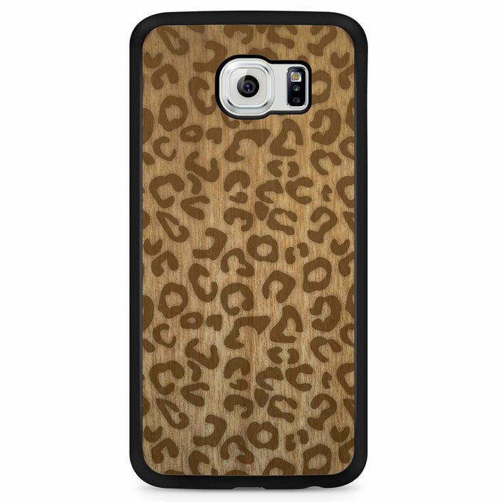 Organic Wood Phone Case - Cheetah Print - Tanganica Wood