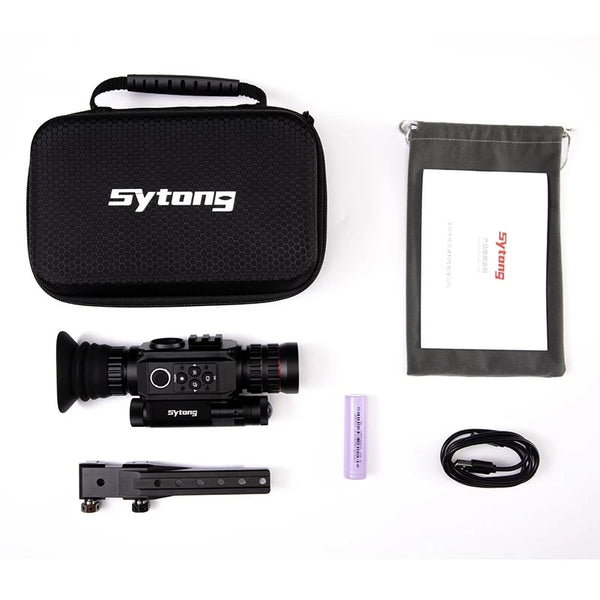Sytong HT-60 Digital Day/Night Vision Monocular, showing package contents