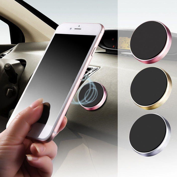 Universal Magnetic Cell Mobile Phone Holder GPS PDA Car Mount, showing mounting to dash board