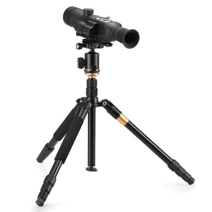 Full Color Night Vision Telescopic Range Finding Monocular on tripod (tripod not included)