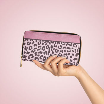 Pink Leopard Style Purse