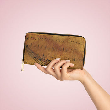 Brown Sheet Music Style Purse