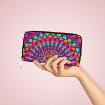 Purple Kaleidoscope Style Purse