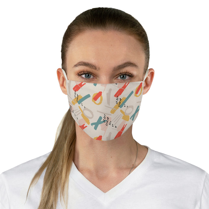 Memphis Pattern Abstract Face Mask