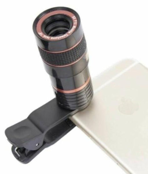 HD Optical Zoom Smartphone Lens with Universal Mobile Phone Clip