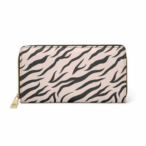 Pink & Black Zebra Stripe Style Purse