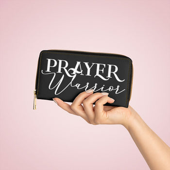 Black & White Prayer Warrior Graphic Purse