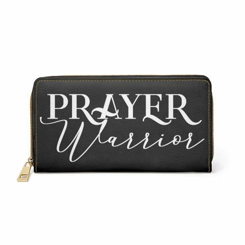 Black & White Prayer Warrior Graphic Purse