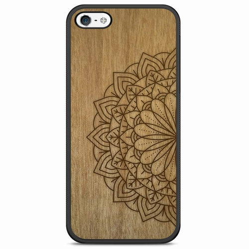 Organic Wood Phone Case - Mandala - Tanganica