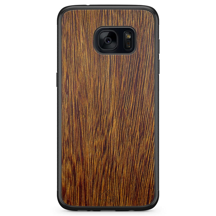 Coque de téléphone en bois organique - Sucupira Wood